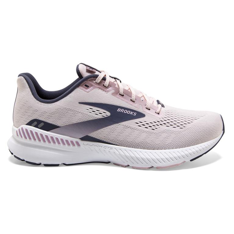 Brooks Launch GTS 8 Energy-Return Road Running Shoes - Women's - Primrose/Ombre/Metallic (65394-WBYU